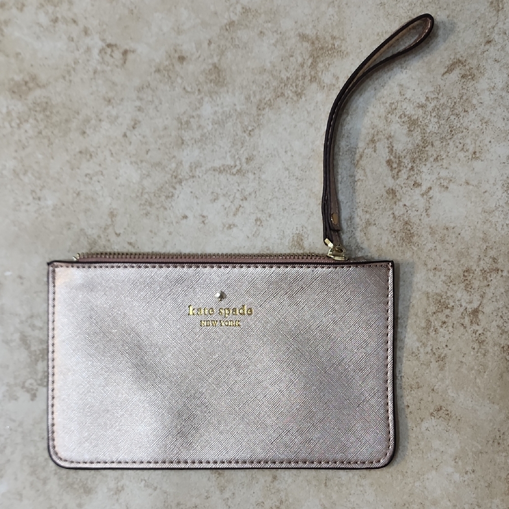 Kate Spade Metallic Wristlet